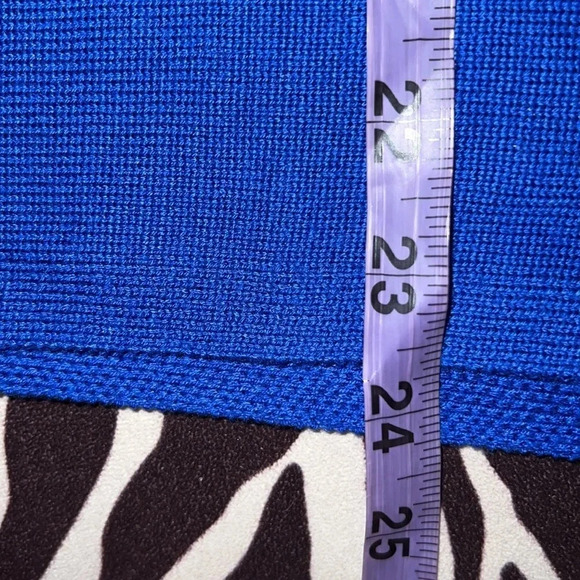Calvin Klein blue logo  unisex knit crew neck sweater Sz XS - Picture 7 of 11
